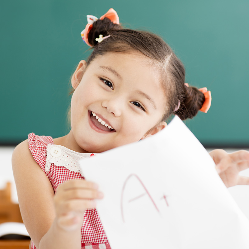 scoring high grades with emotional, social physical development