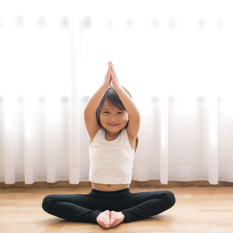 Yoga health benefits in child