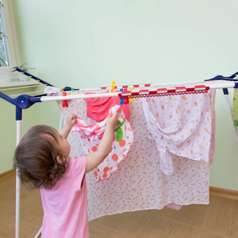 laundry on the line to dry activity for preschoolers