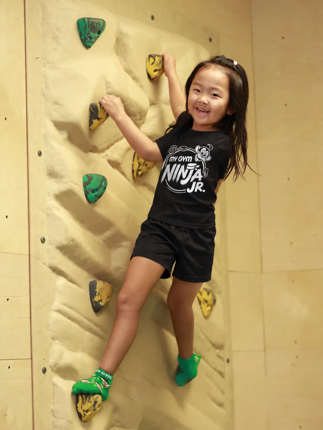 Kids taking on the obstacle course at My Gym Ninja Jr., Great World